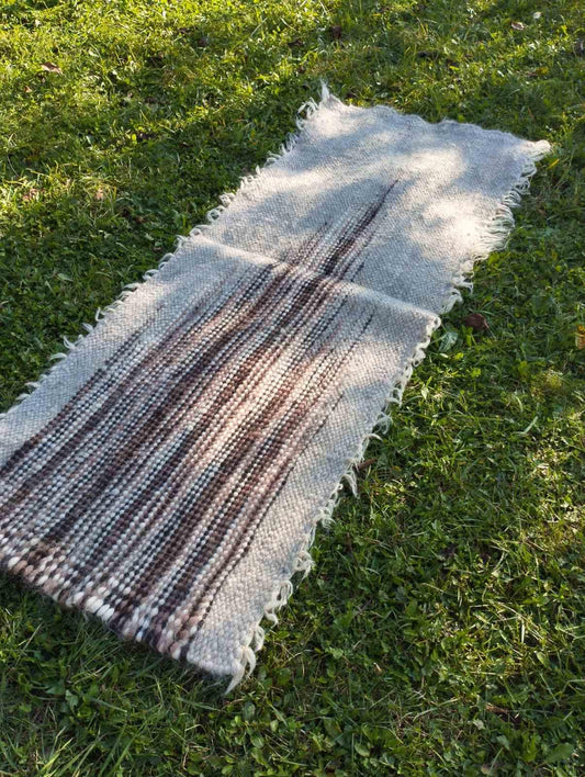 Hand Woven Rug,28×73(70×186cm)inch, Organic Product, Bedroom Rug, Home Decor