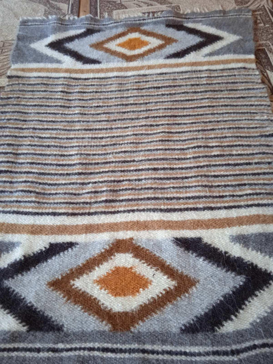 Warm Blanket 145×215cm,  100% Natural Wool, , Handcrafted wool blanket